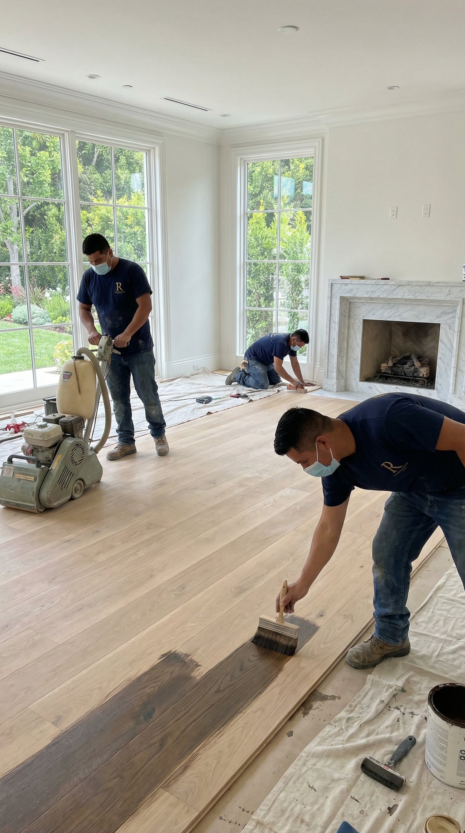 Sanding and Refinish