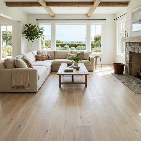 Unfinished White Oak (Stained on site)