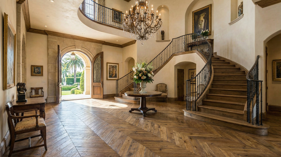 Chevron Pre-Finished White Oak