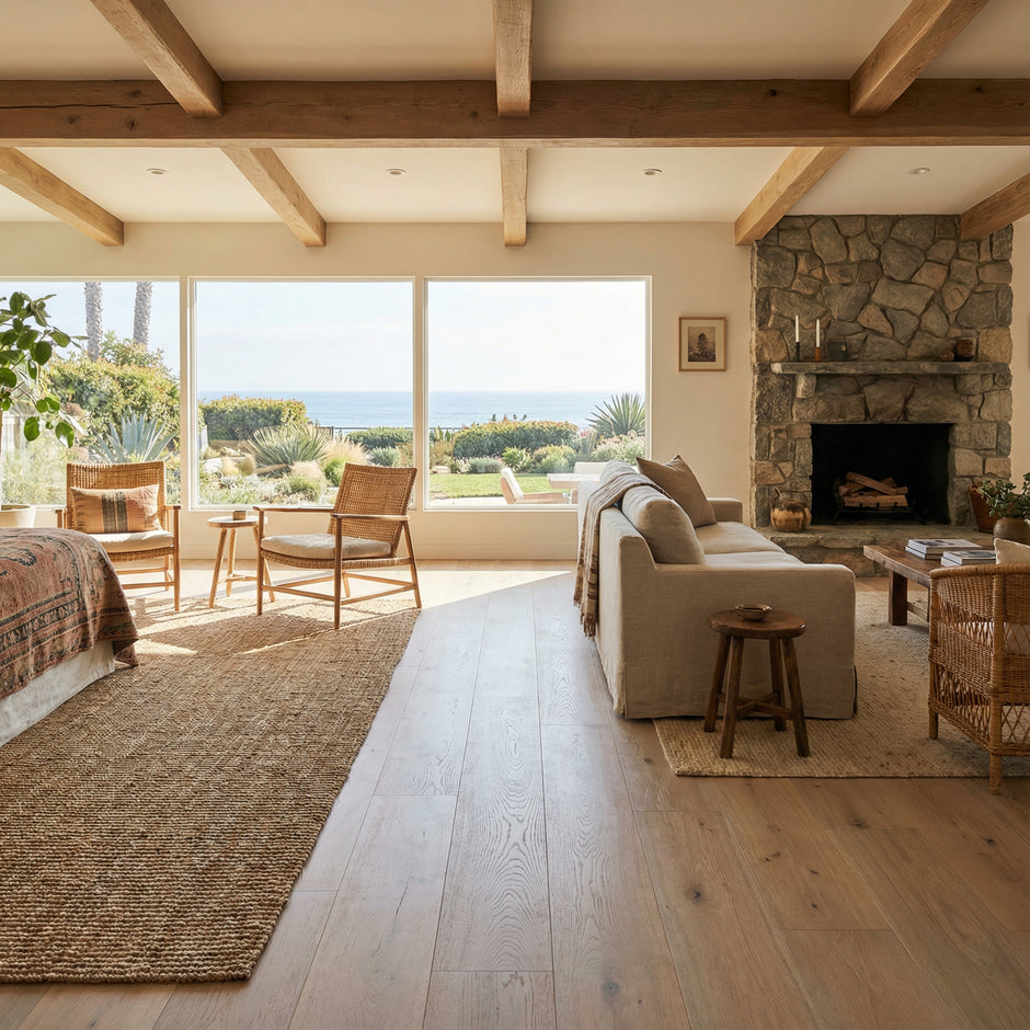 Unfinished White Oak (Stained on site)