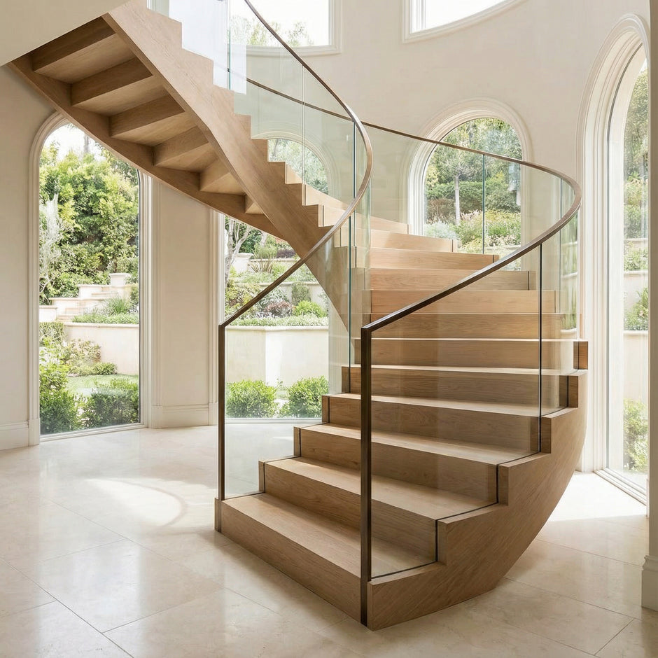 Solid Oak Staircase