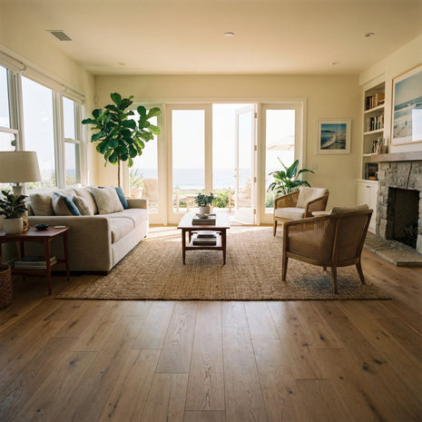 Unfinished White Oak (Stained on site)